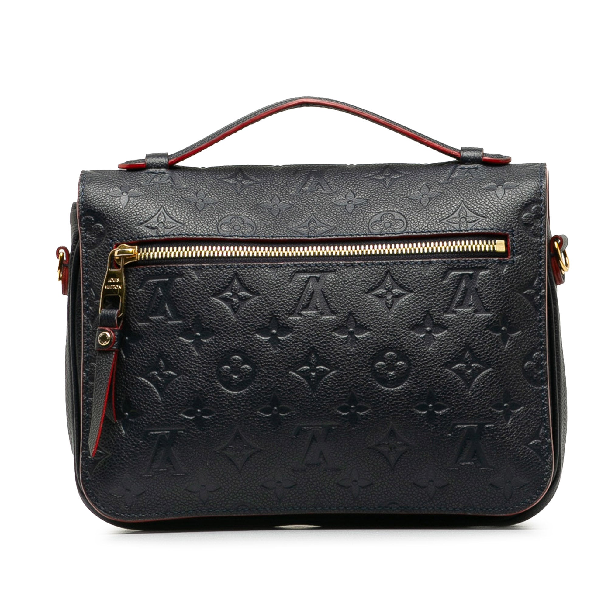 Blue LV Monogram Empreinte Pochette Metis