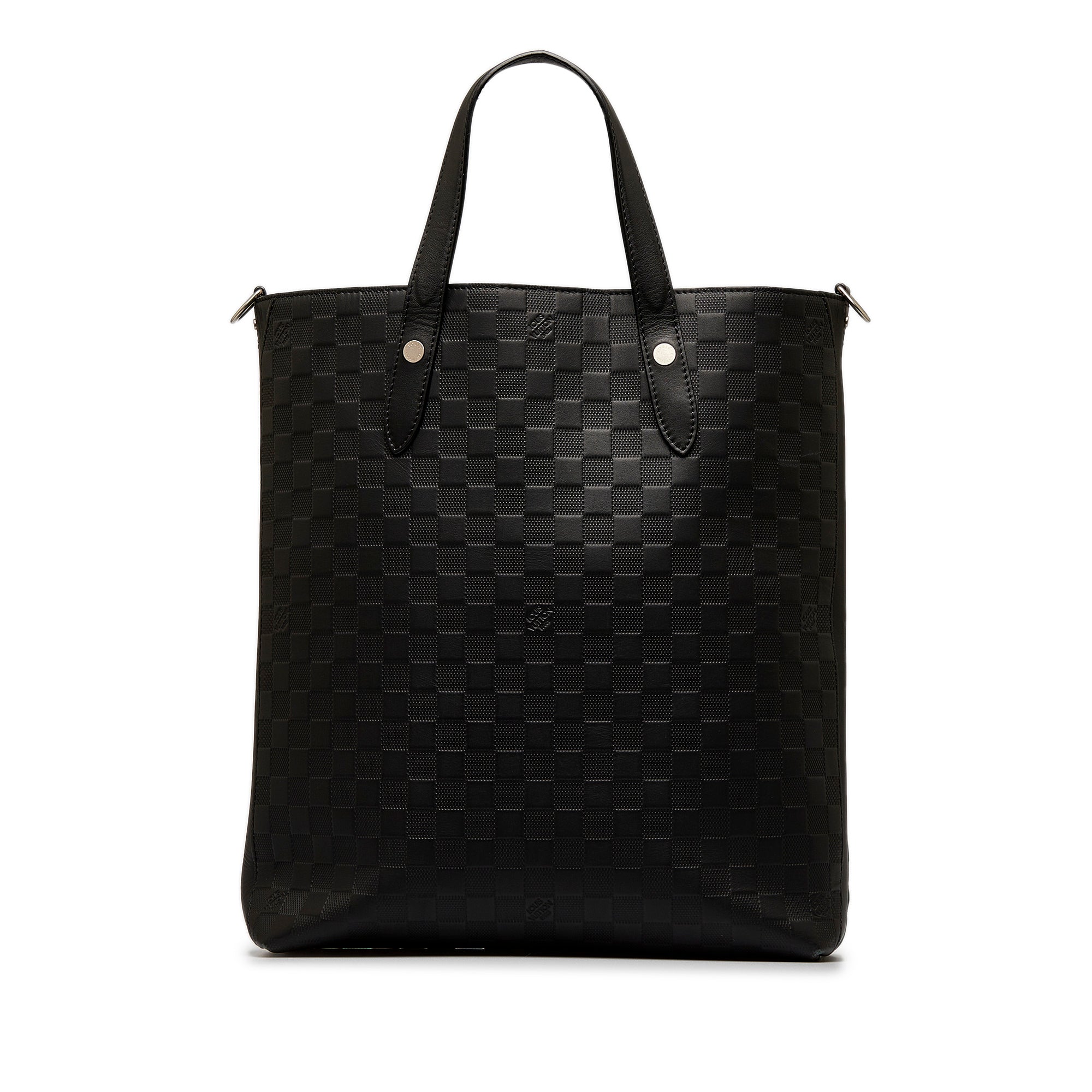 Black LV Damier Infini Apollo Tote Satchel