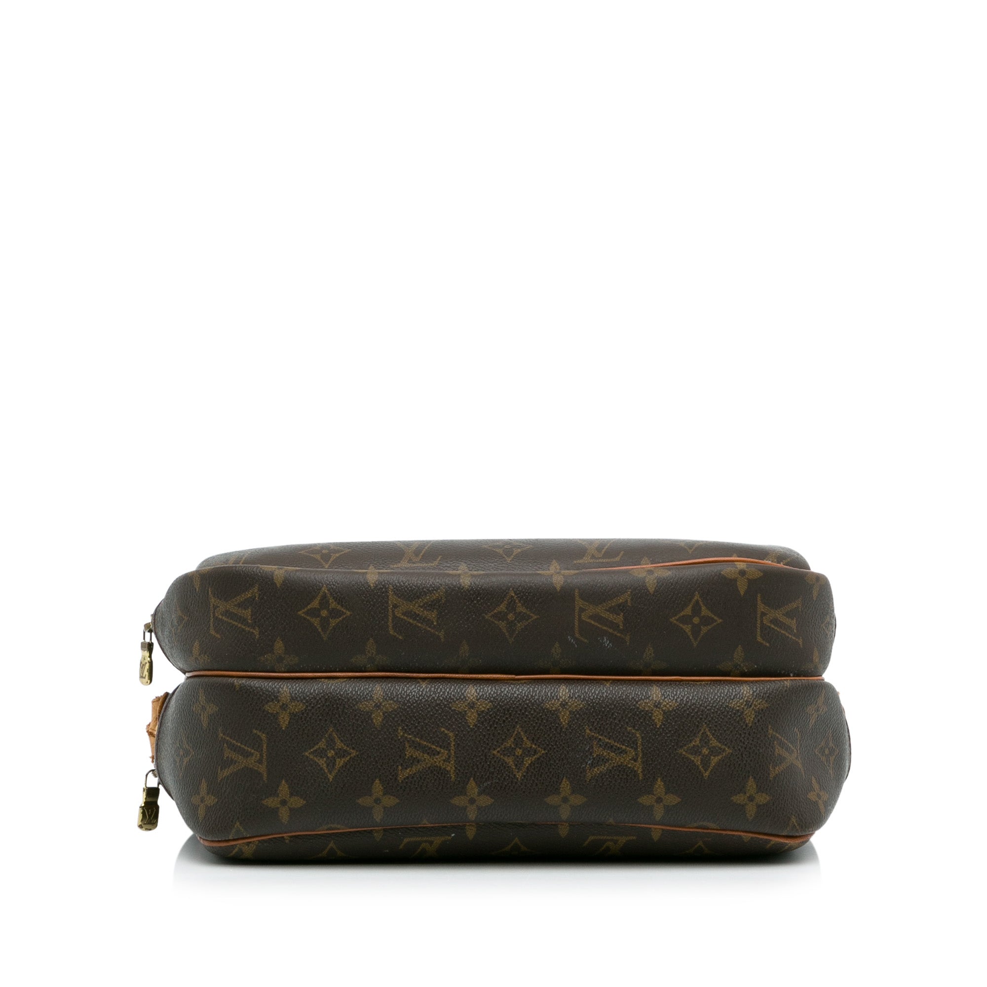 Brown LV Monogram Reporter PM Crossbody Bag