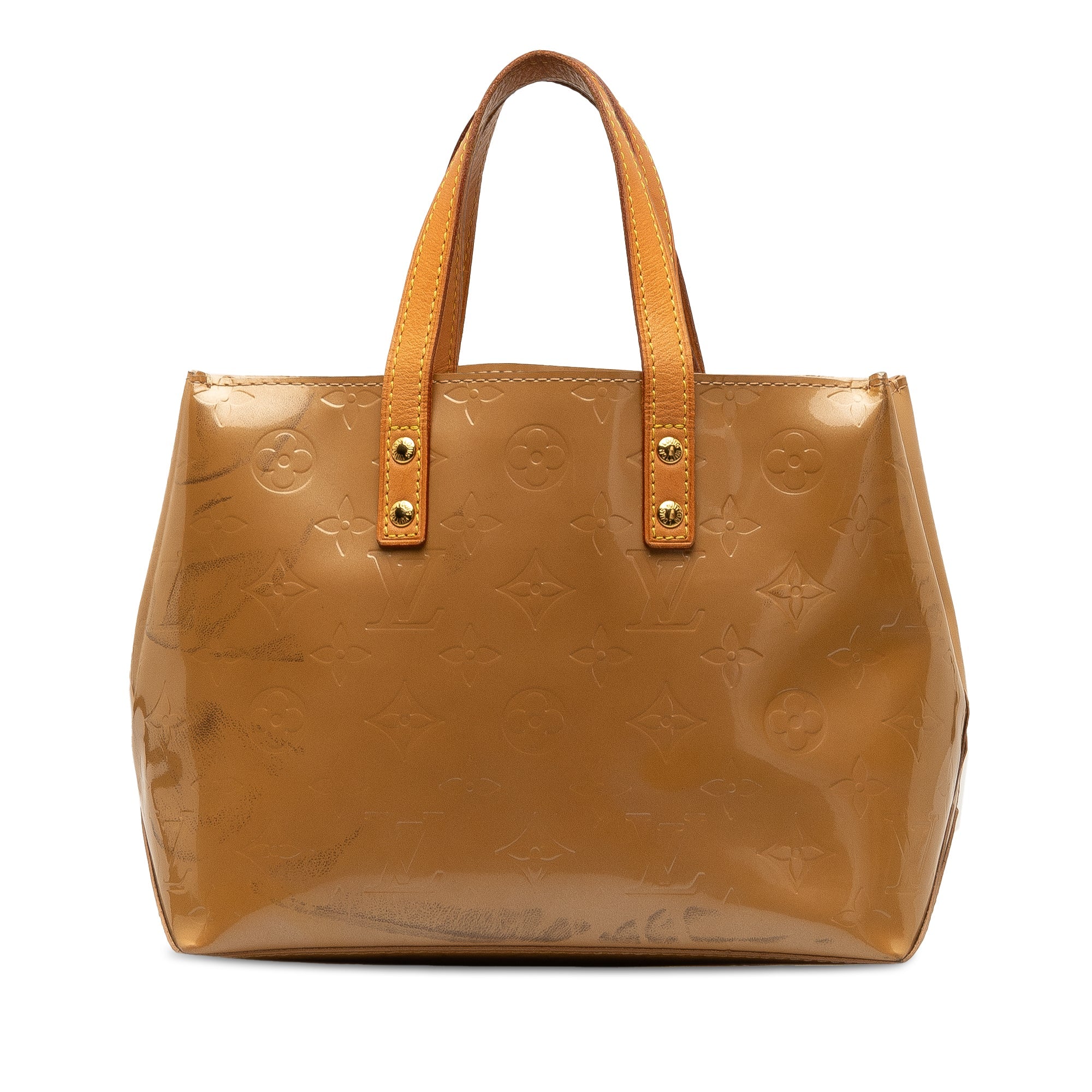 Brown LV Monogram Vernis Reade PM HandBag