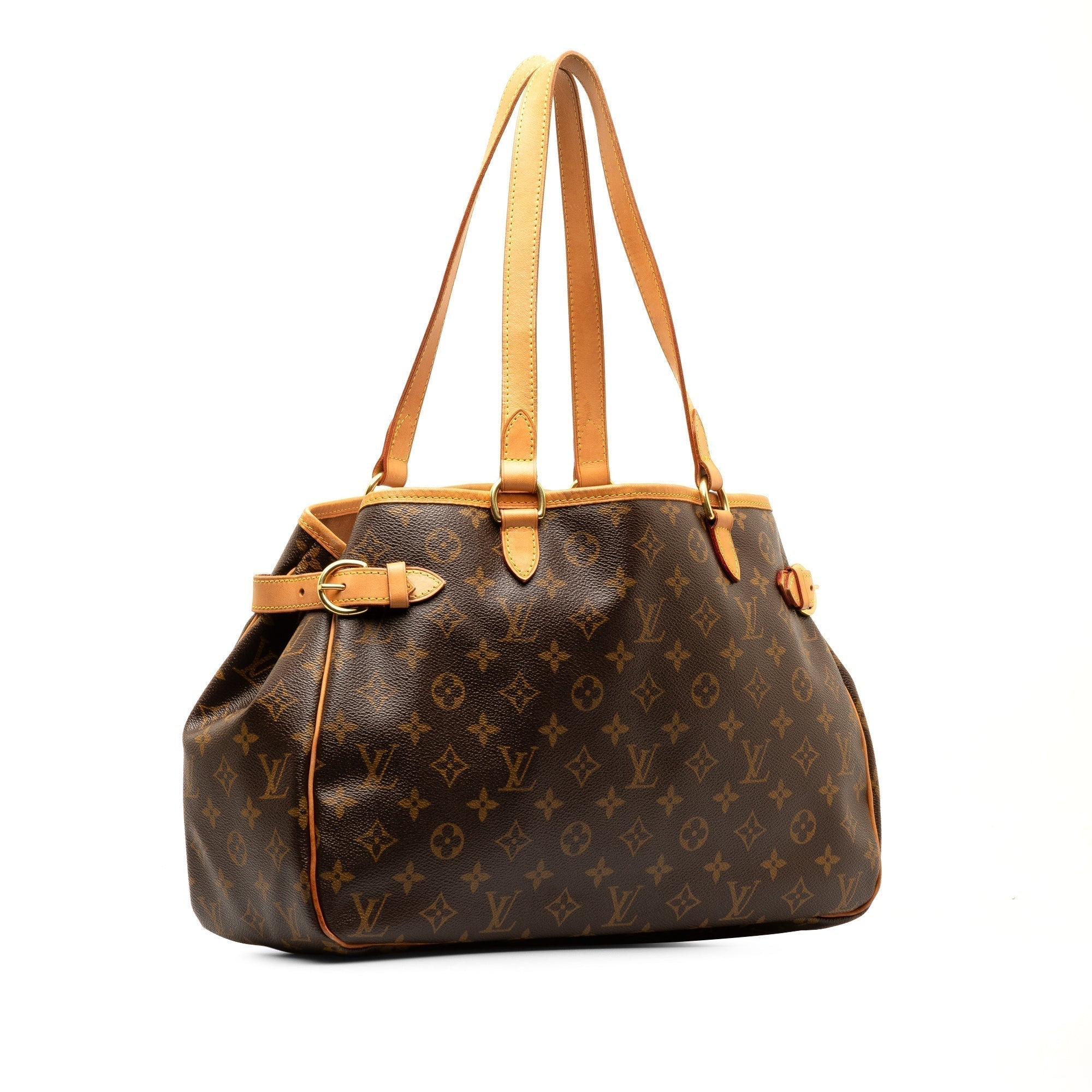 Brown LV Monogram Batignolles Horizontal Tote Bag