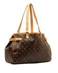 Brown LV Monogram Batignolles Horizontal Tote Bag