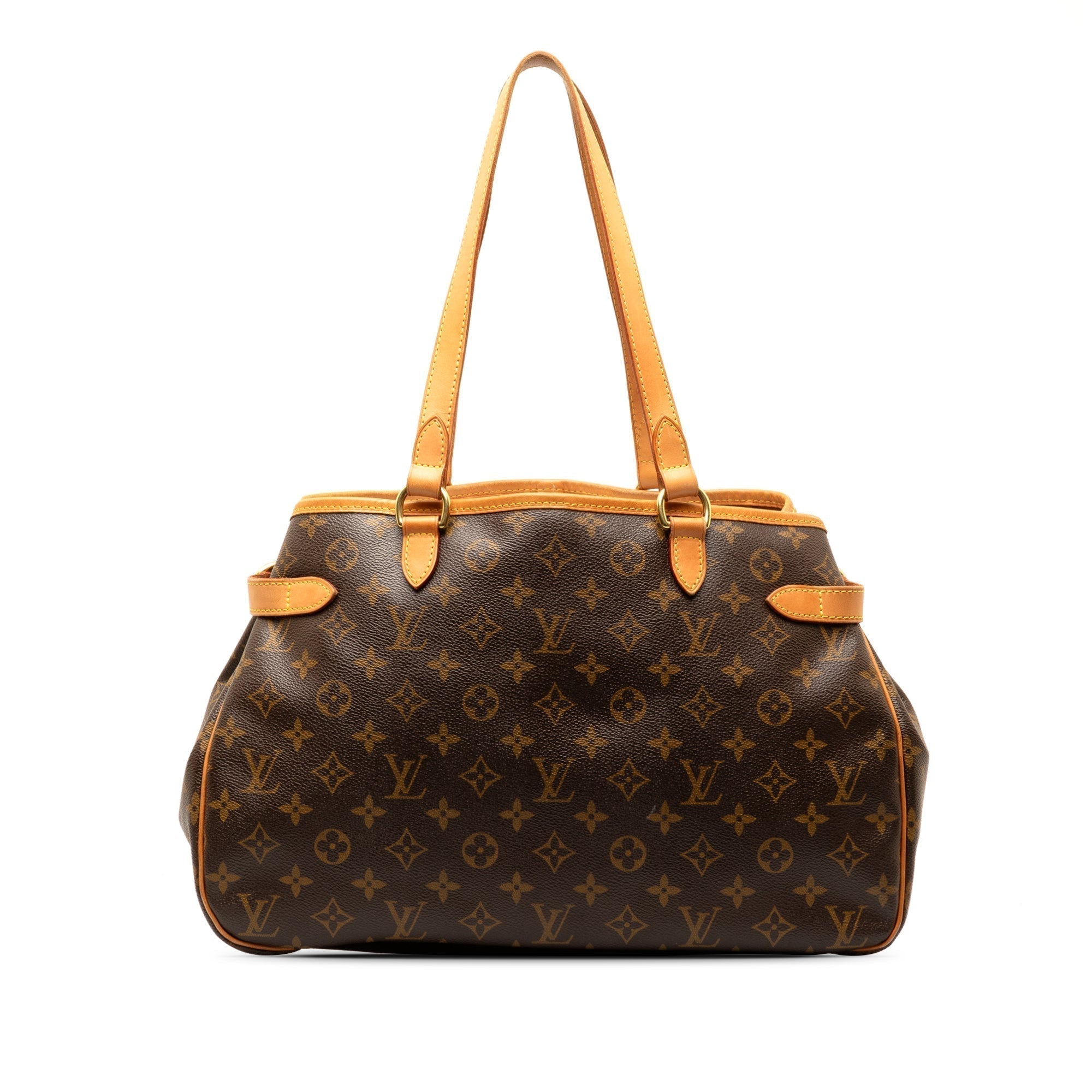 Brown LV Monogram Batignolles Horizontal Tote Bag