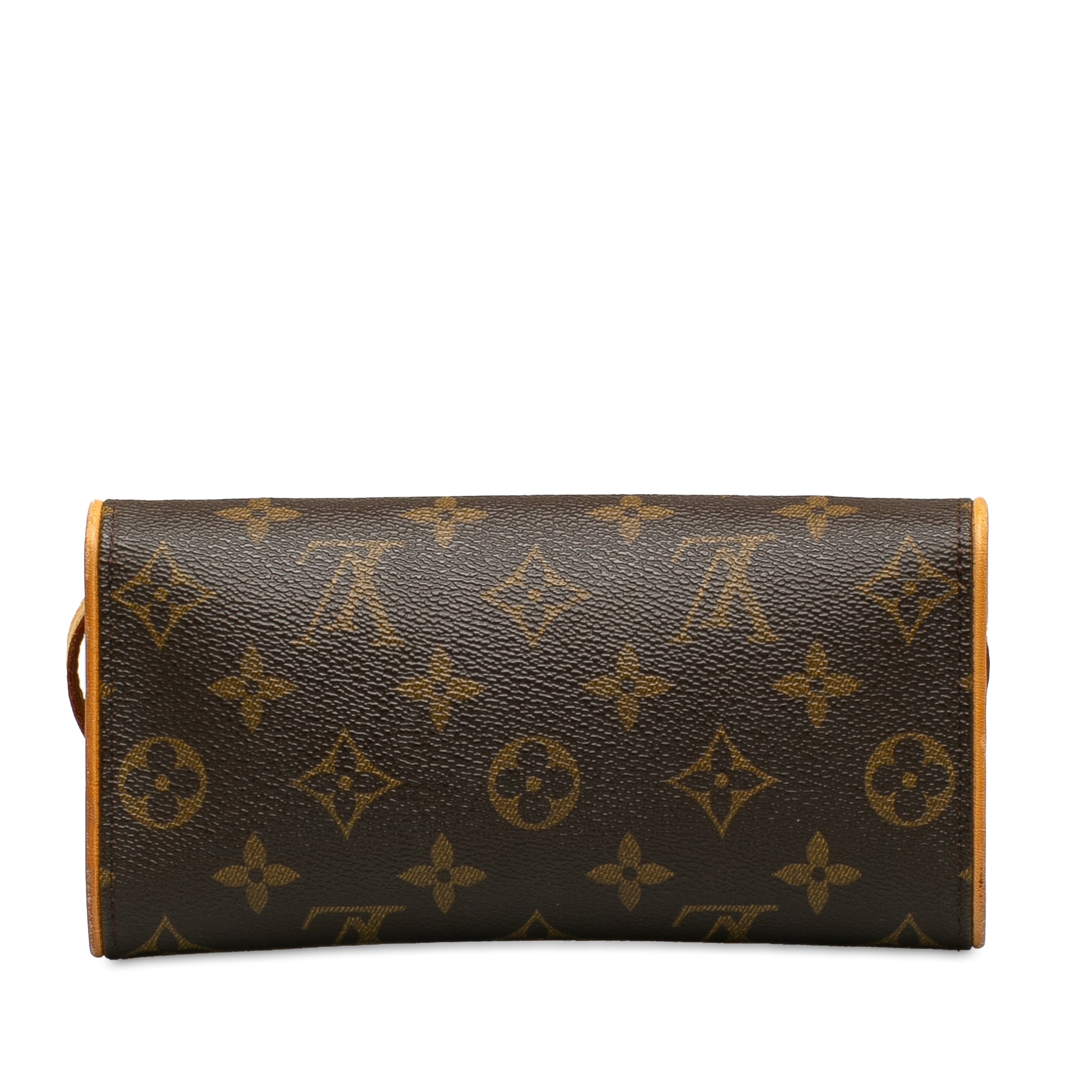 Brown LV Monogram Pochette Twin PM Crossbody Bag