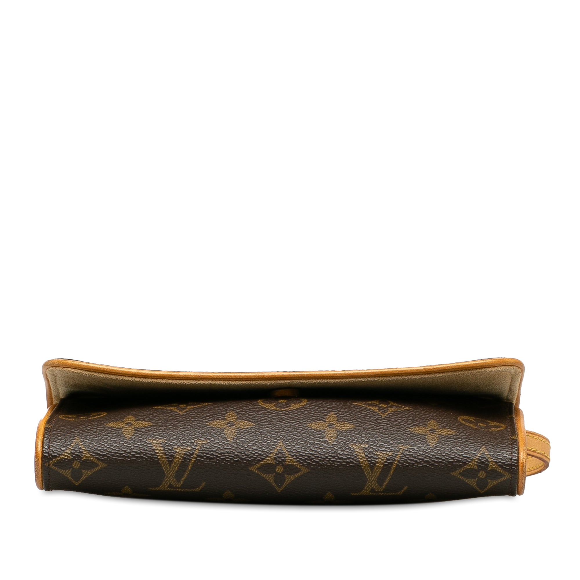 Brown LV Monogram Pochette Twin PM Crossbody Bag