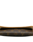 Brown LV Monogram Pochette Twin PM Crossbody Bag