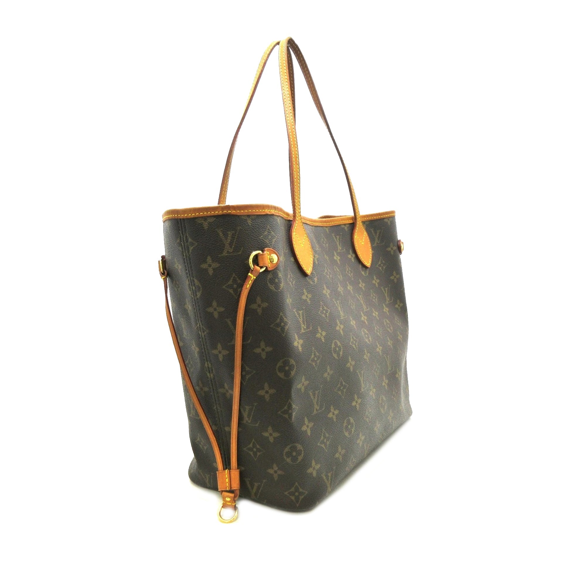 Brown LV Monogram Neverfull MM Tote Bag