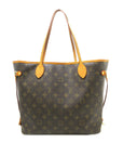 Brown LV Monogram Neverfull MM Tote Bag