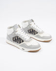 Christian D1OR B27 White / Grey / Navy Oblique Leather EU 41 UK 7