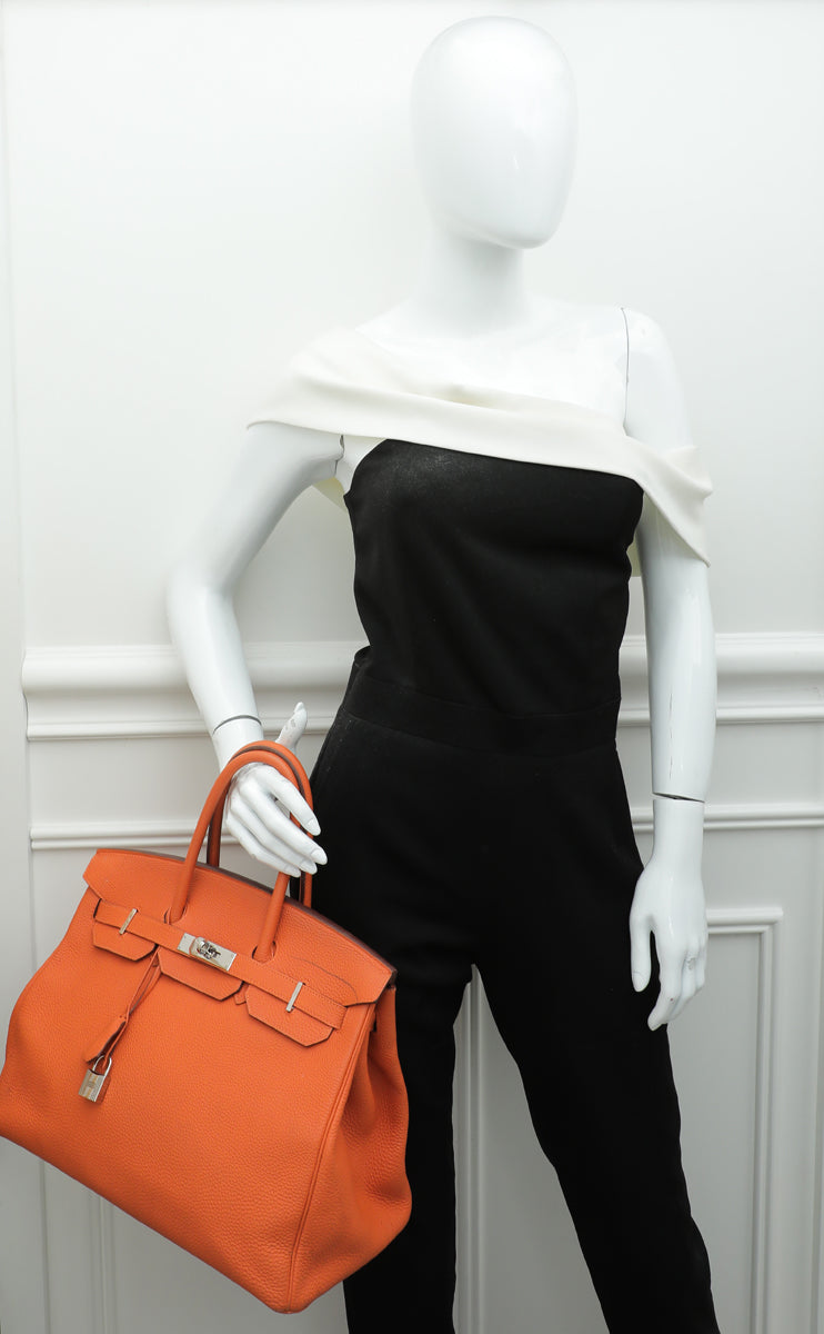 HMS Orange Birkin 35 Bag