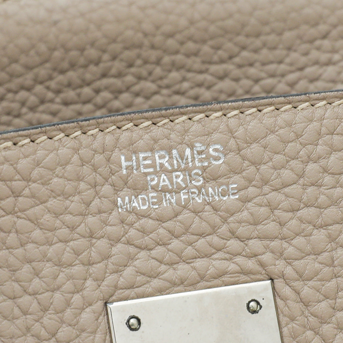 HMS Gris Tourterelle Birkin 35 Bag