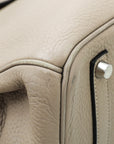 HMS Gris Tourterelle Birkin 35 Bag