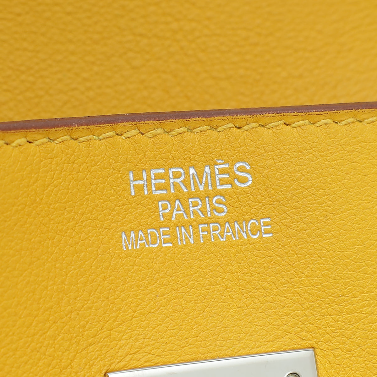 HMS Jaune De Naples Soleil Birkin 35 Bag