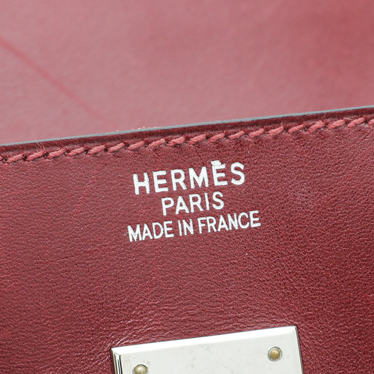 HMS Rouge Garance Box Calf Birkin 35 Bag