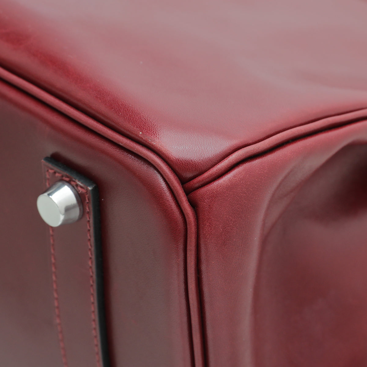 HMS Rouge Garance Box Calf Birkin 35 Bag