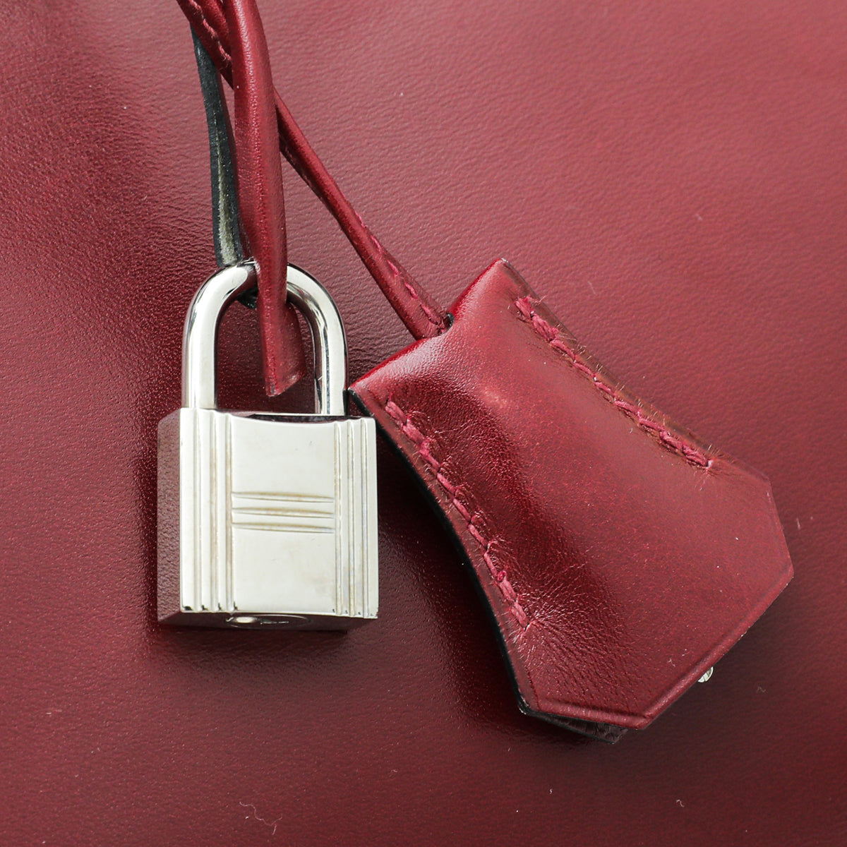 HMS Rouge Garance Box Calf Birkin 35 Bag