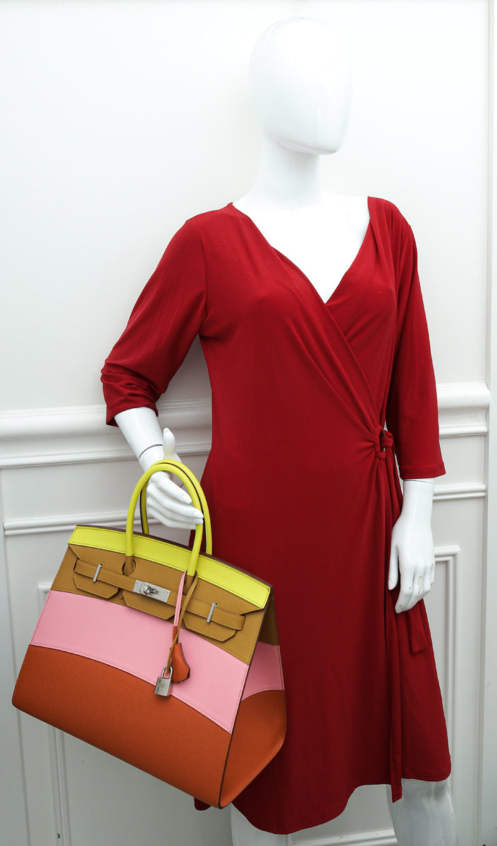 HMS Sunrise Rainbow Birkin 35 Bag