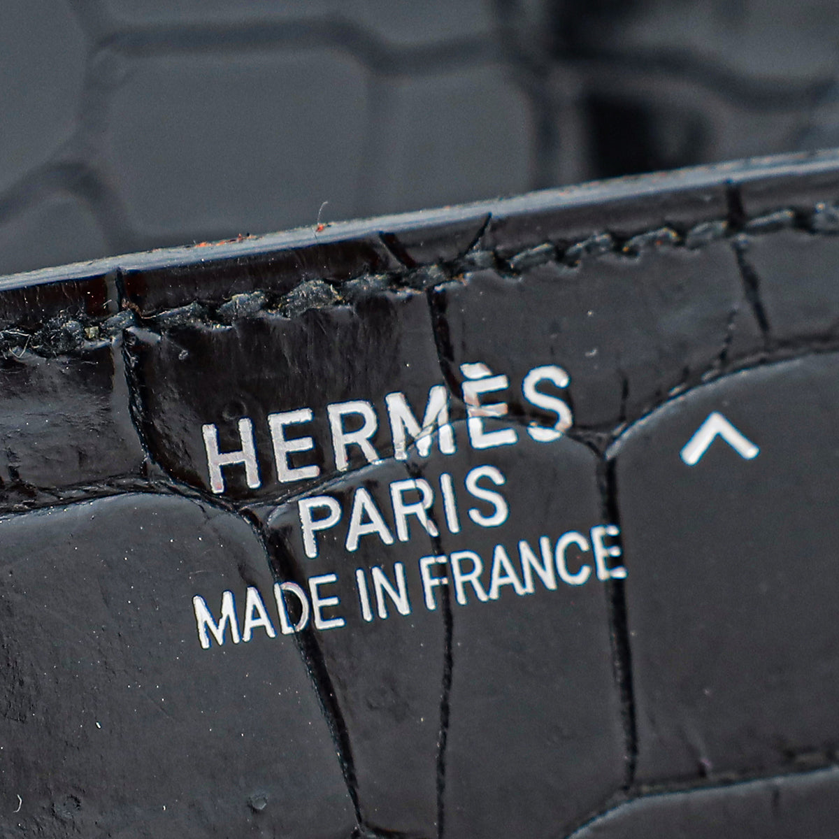 HMS Noir Crocodile Porosus Birkin 35 Bag