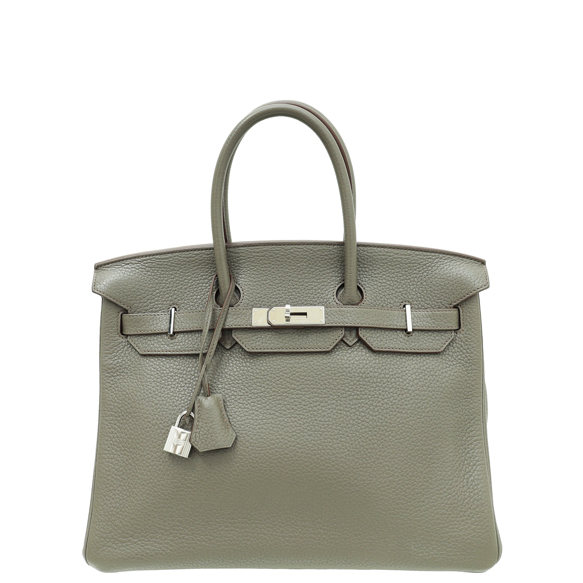 HMS Gris Etain Birkin 35 Bag