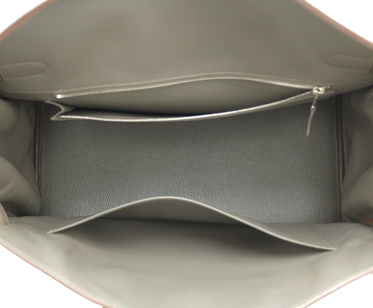 HMS Gris Etain Birkin 35 Bag