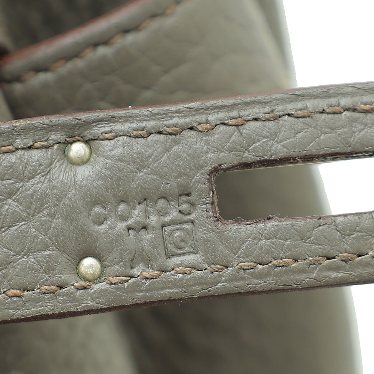 HMS Gris Etain Birkin 35 Bag