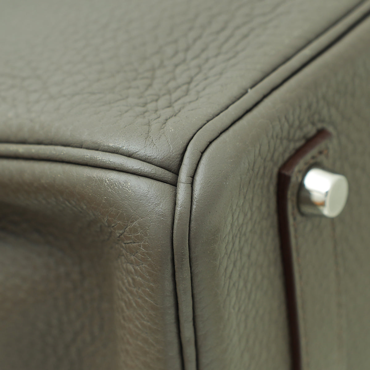 HMS Gris Etain Birkin 35 Bag