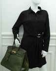 HMS Vert Veronese Matte Crocodile Porosus Birkin 35 Bag