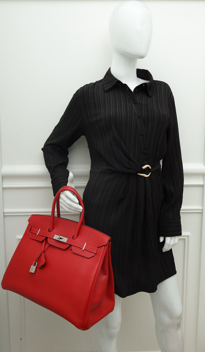HMS Geranium Retourne Birkin 35 Bag