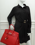 HMS Geranium Retourne Birkin 35 Bag