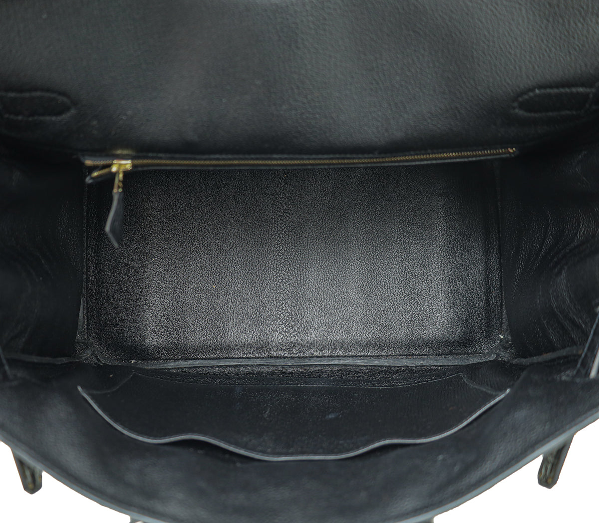 HMS Noir Crocodile Porosus Birkin 35 Bag
