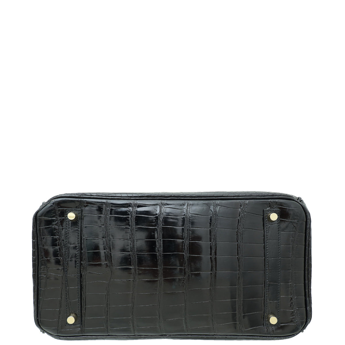 HMS Noir Crocodile Porosus Birkin 35 Bag