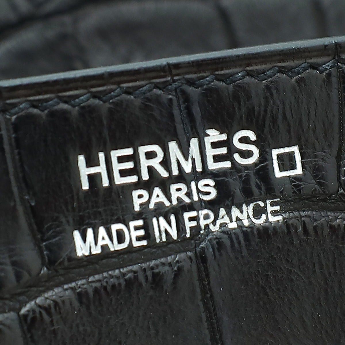 HMS Noir Alligator Birkin 35 Bag