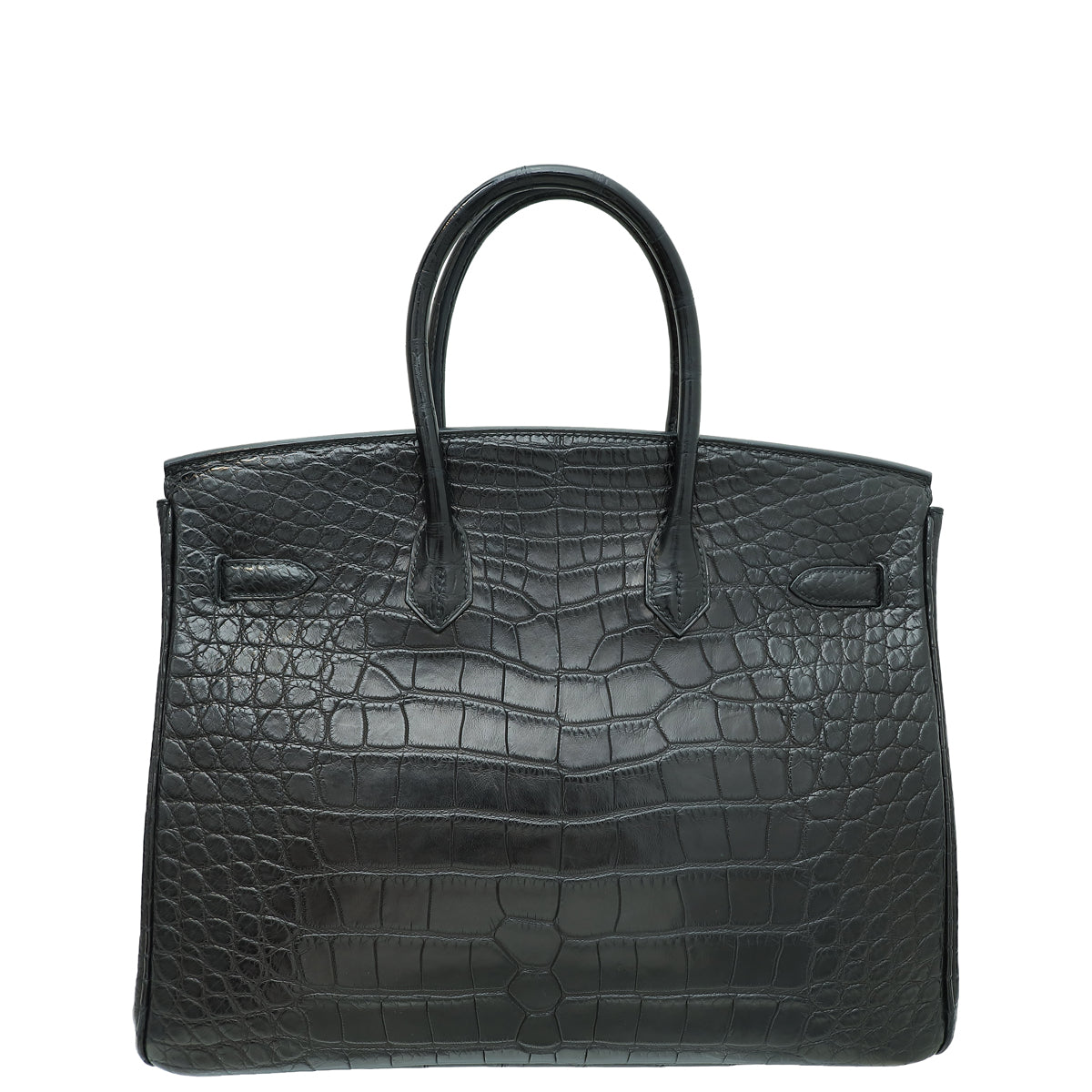 HMS Noir Alligator Birkin 35 Bag