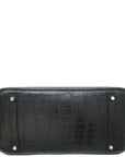 HMS Noir Alligator Birkin 35 Bag