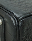 HMS Noir Alligator Birkin 35 Bag