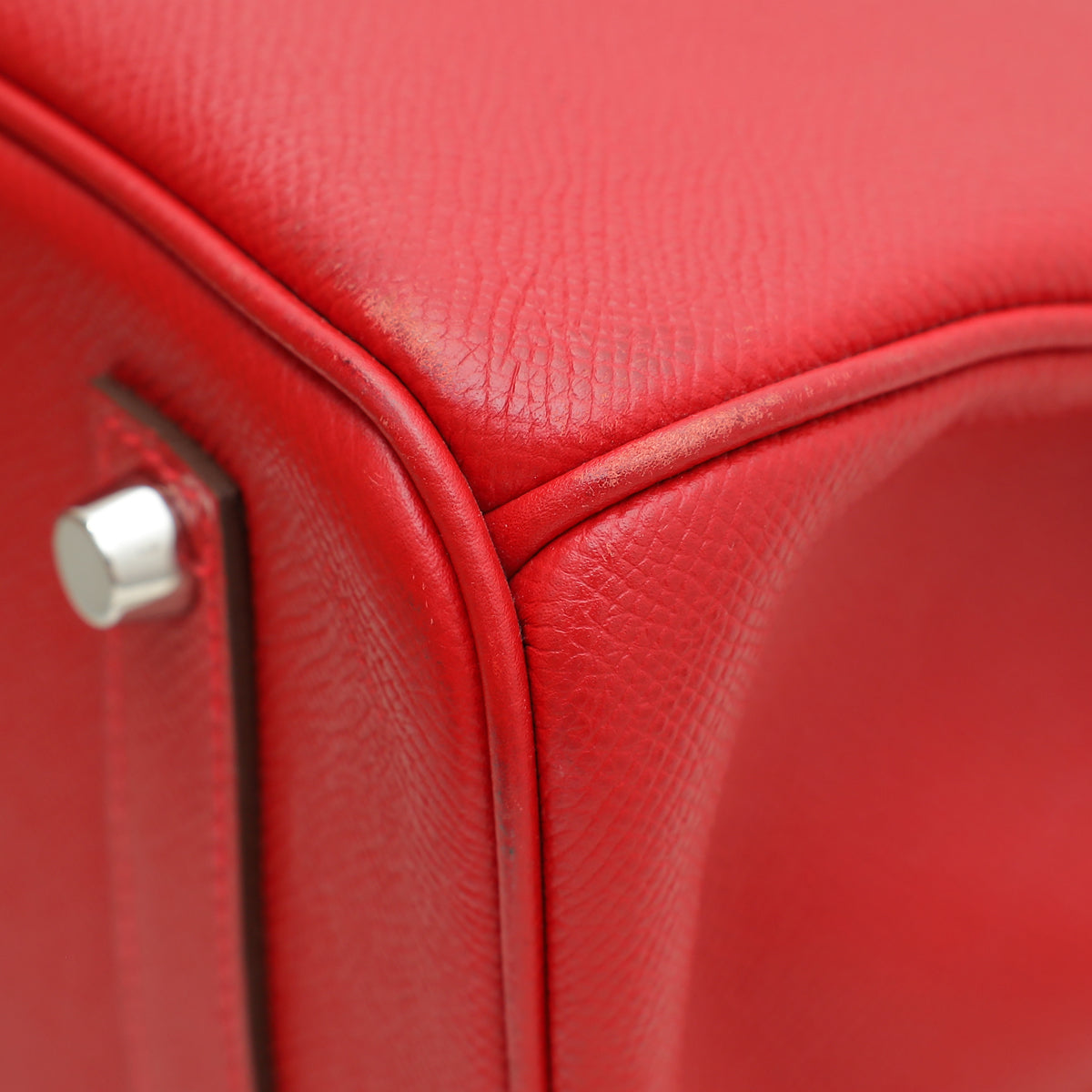 HMS Rouge Casaque Birkin 35 Bag W/ Twilly