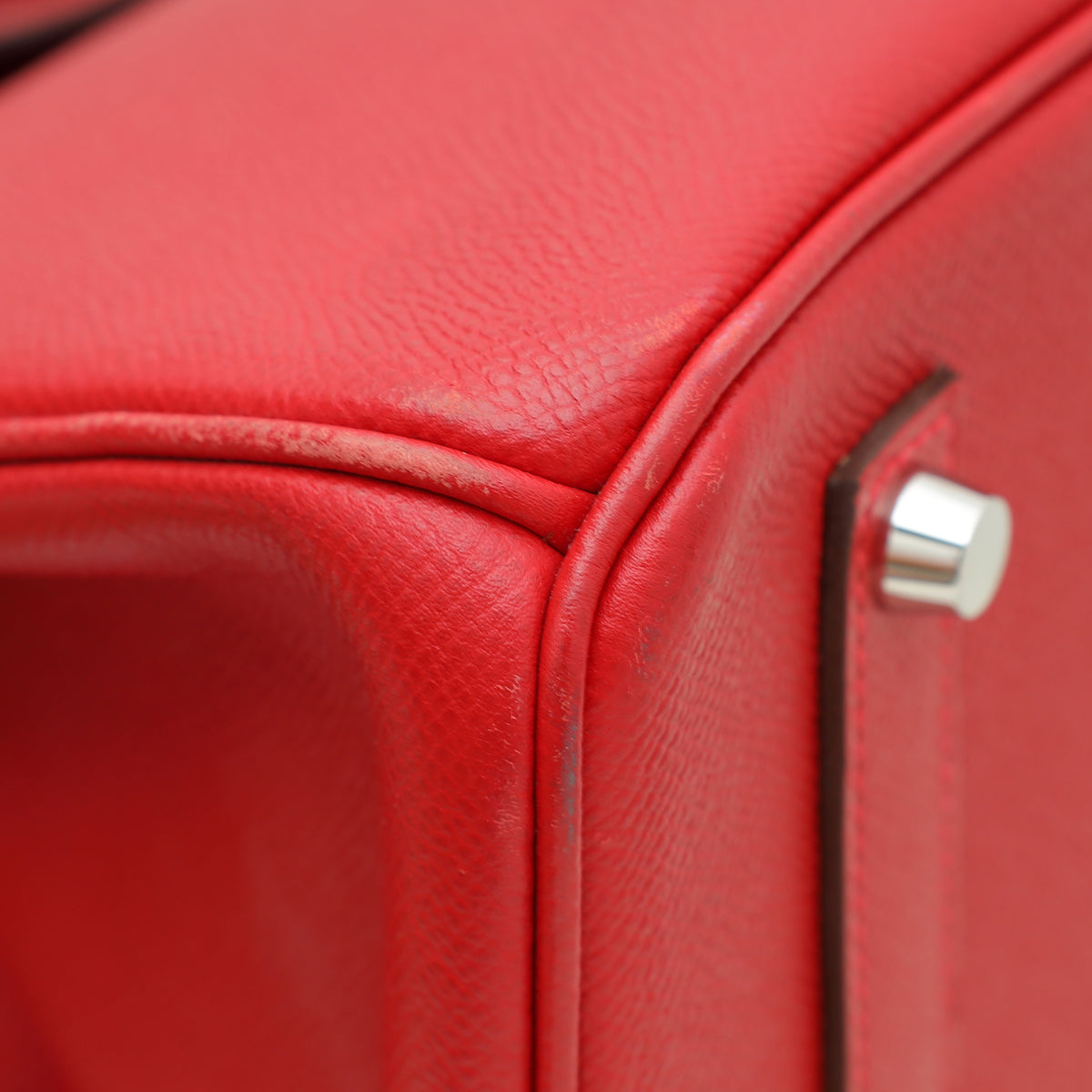 HMS Rouge Casaque Birkin 35 Bag W/ Twilly