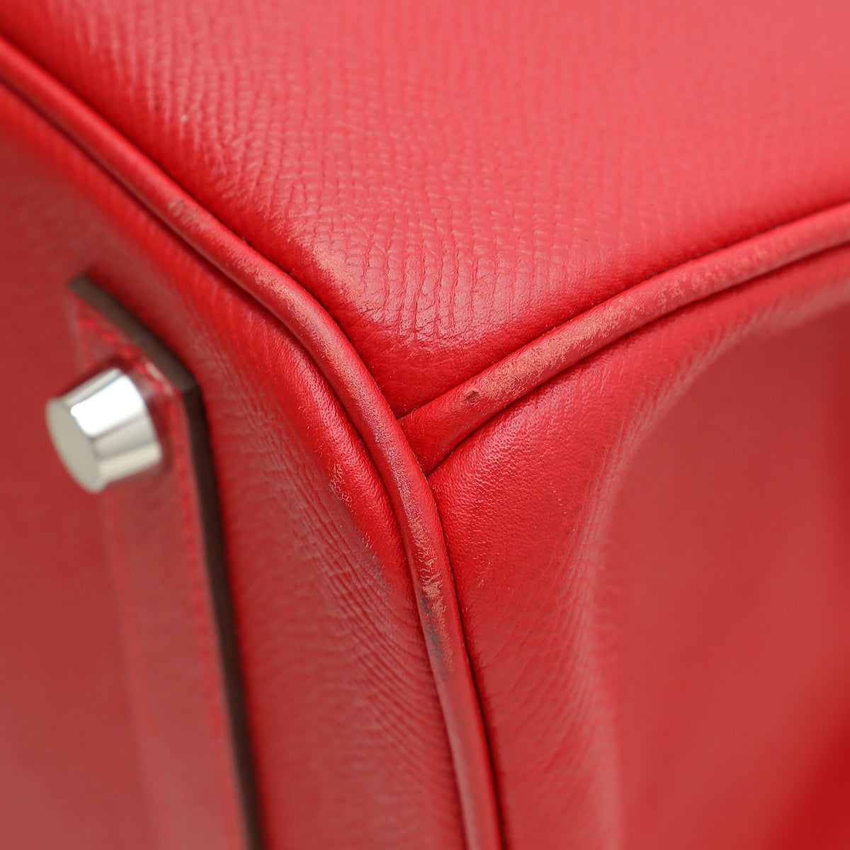 HMS Rouge Casaque Birkin 35 Bag W/ Twilly