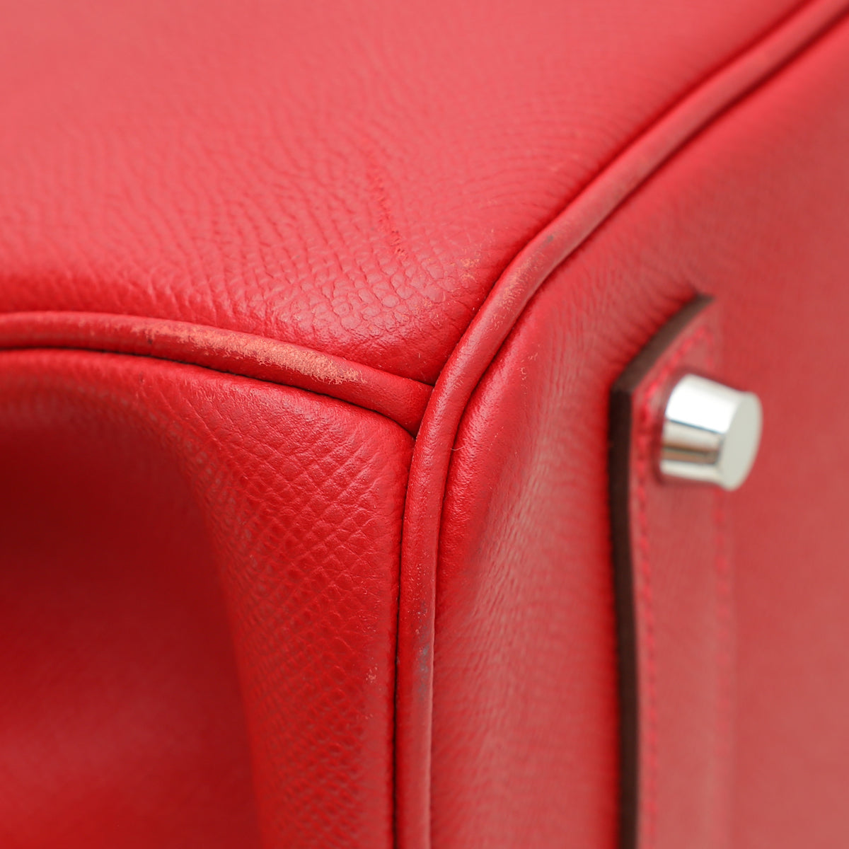 HMS Rouge Casaque Birkin 35 Bag W/ Twilly