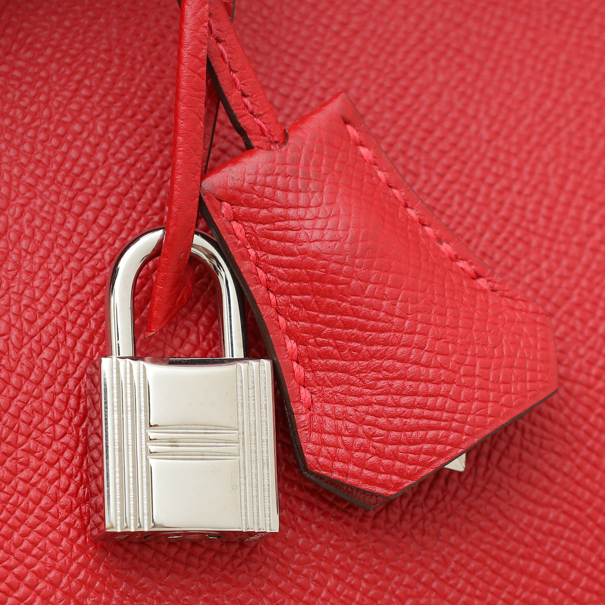 HMS Rouge Casaque Birkin 35 Bag W/ Twilly