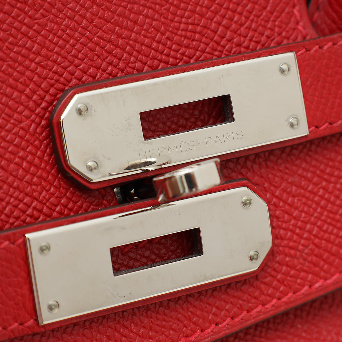 HMS Rouge Casaque Birkin 35 Bag W/ Twilly