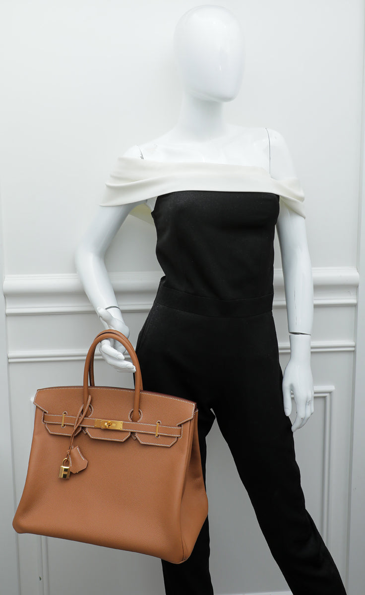 HMS Gold Birkin 35 Bag