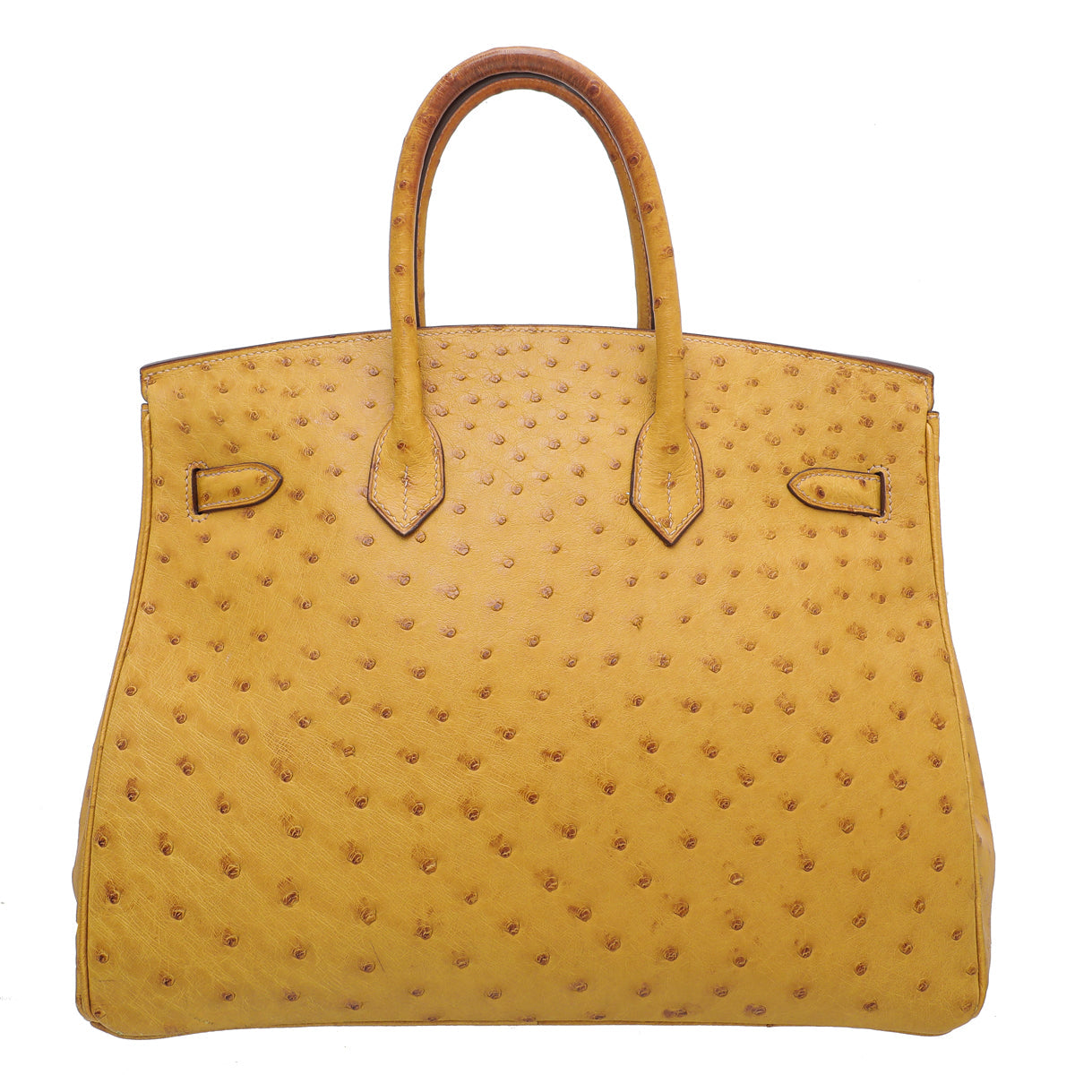 HMS Tabac Camel Ostrich Birkin 35 Bag