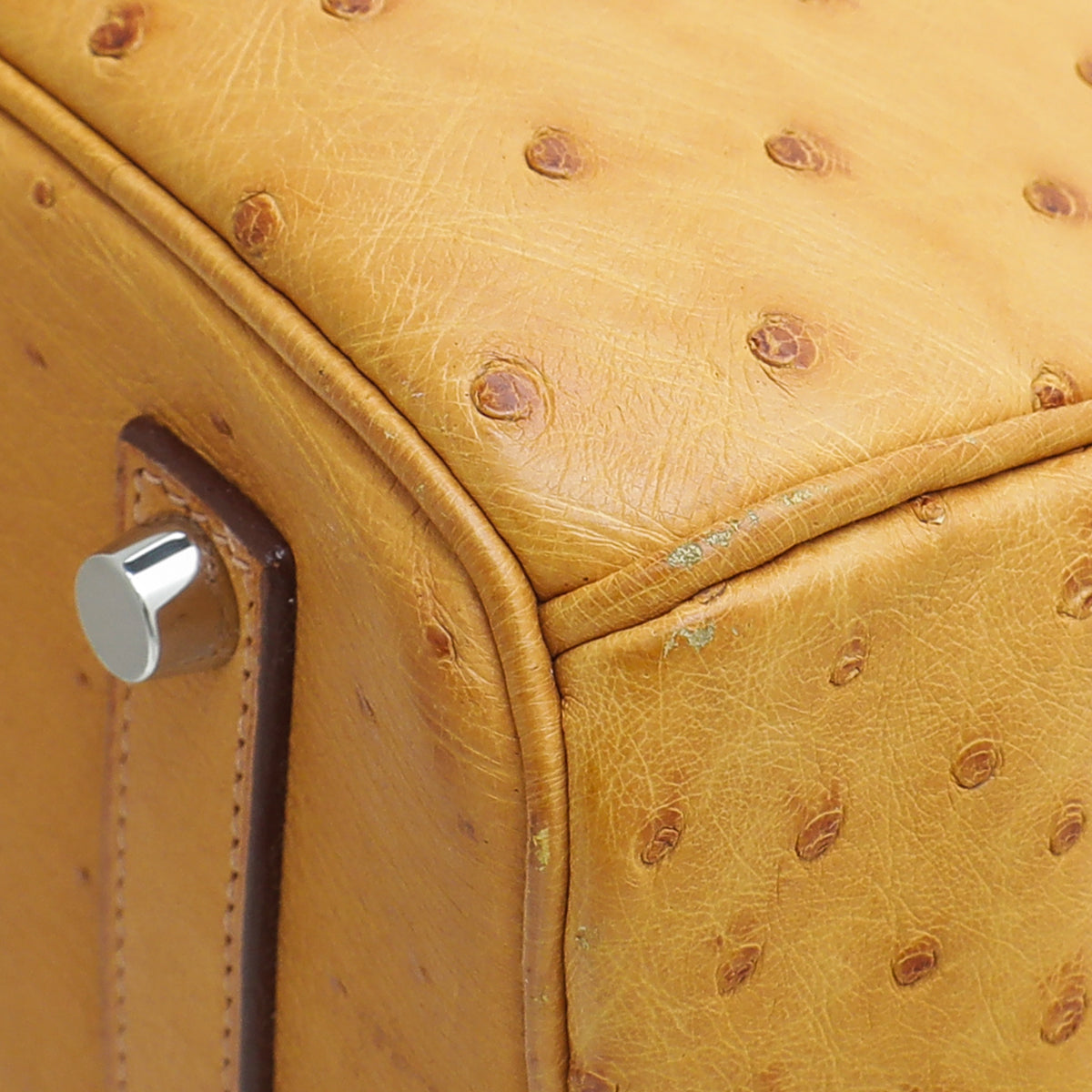 HMS Tabac Camel Ostrich Birkin 35 Bag