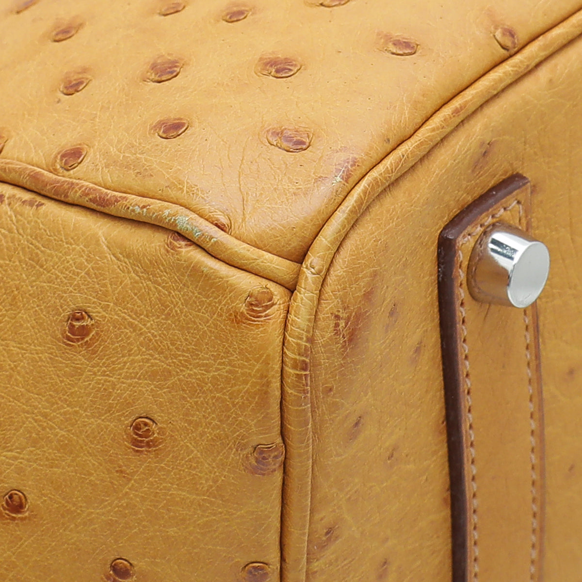 HMS Tabac Camel Ostrich Birkin 35 Bag