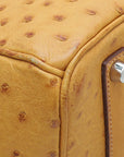 HMS Tabac Camel Ostrich Birkin 35 Bag
