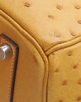 HMS Tabac Camel Ostrich Birkin 35 Bag