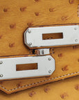 HMS Tabac Camel Ostrich Birkin 35 Bag
