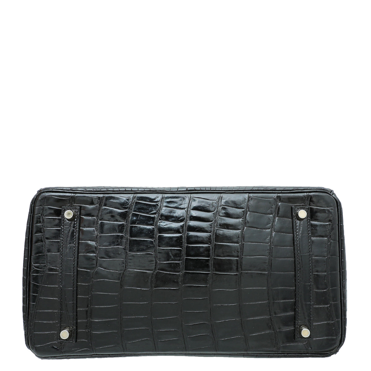 HMS Noir Crocodile Porosus Birkin 35 Bag