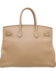 HMS Tabac Camel Birkin 35 Bag